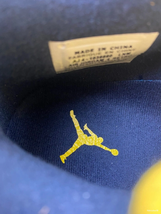 Cheap TBkick Michigan Air Jordan Retro AJ4-1036660 4 (PE) 0710